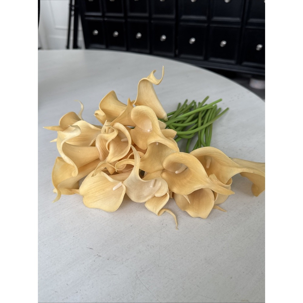 (24) Real Touch Artificial Calla Lily Flower Arrangement Bouquet